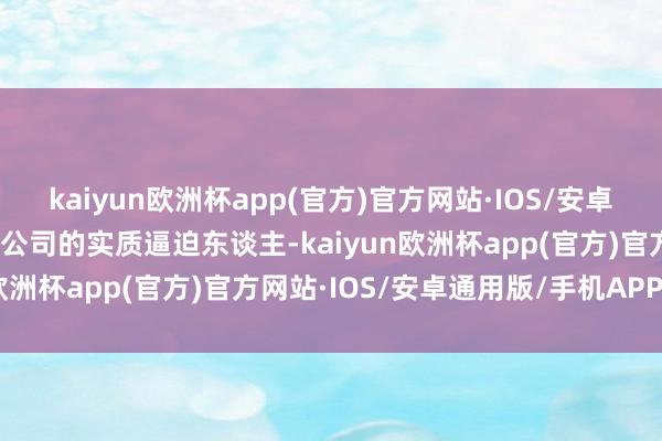 kaiyun欧洲杯app(官方)官方网站·IOS/安卓通用版/手机APP下载为公司的实质逼迫东谈主-kaiyun欧洲杯app(官方)官方网站·IOS/安卓通用版/手机APP下载
