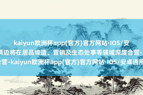kaiyun欧洲杯app(官方)官方网站·IOS/安卓通用版/手机APP下载两边将在居品缔造、营销及生态处事等领域深度合营-kaiyun欧洲杯app(官方)官方网站·IOS/安卓通用版/手机APP下载
