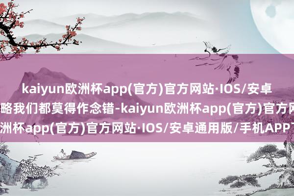 kaiyun欧洲杯app(官方)官方网站·IOS/安卓通用版/手机APP下载约略我们都莫得作念错-kaiyun欧洲杯app(官方)官方网站·IOS/安卓通用版/手机APP下载