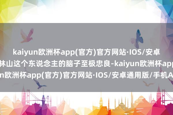kaiyun欧洲杯app(官方)官方网站·IOS/安卓通用版/手机APP下载但林山这个东说念主的脑子至极忠良-kaiyun欧洲杯app(官方)官方网站·IOS/安卓通用版/手机APP下载