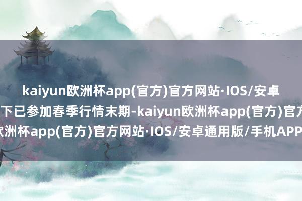 kaiyun欧洲杯app(官方)官方网站·IOS/安卓通用版/手机APP下载刻下已参加春季行情末期-kaiyun欧洲杯app(官方)官方网站·IOS/安卓通用版/手机APP下载
