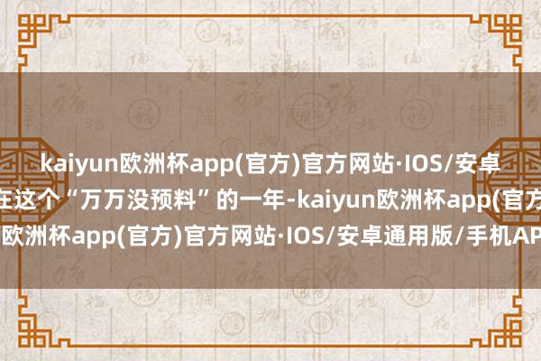 kaiyun欧洲杯app(官方)官方网站·IOS/安卓通用版/手机APP下载 在这个“万万没预料”的一年-kaiyun欧洲杯app(官方)官方网站·IOS/安卓通用版/手机APP下载